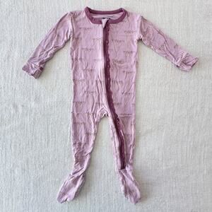 Kickee Pants Viscose Bamboo Footie Sleeper GUC 9-12mo